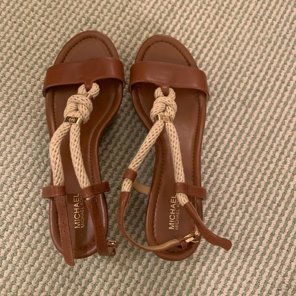 Micheal Kors Wedges with Rope Detail